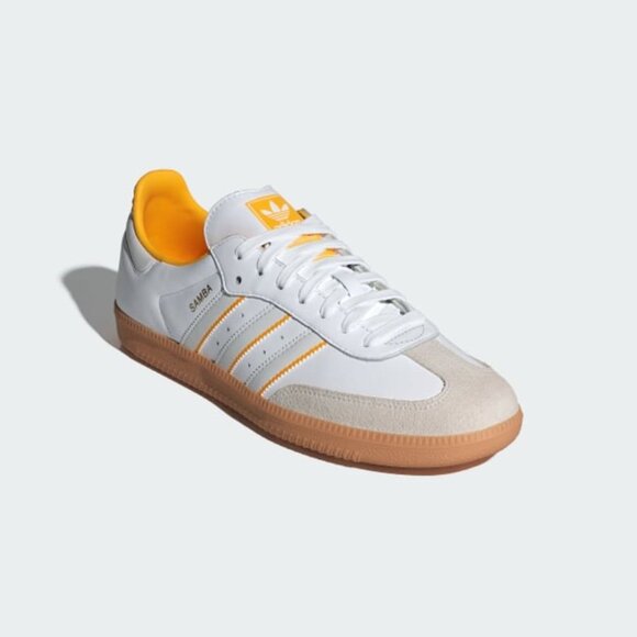 Adidas Samba OG Mens Sportswear Shoes White Yellow ID1479 NEW Multi Sz main image 7